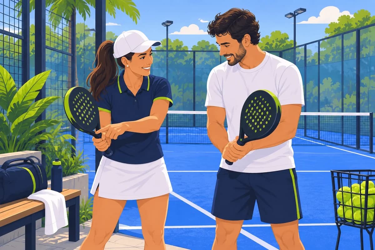 Your first padel lesson: what to bring and ask