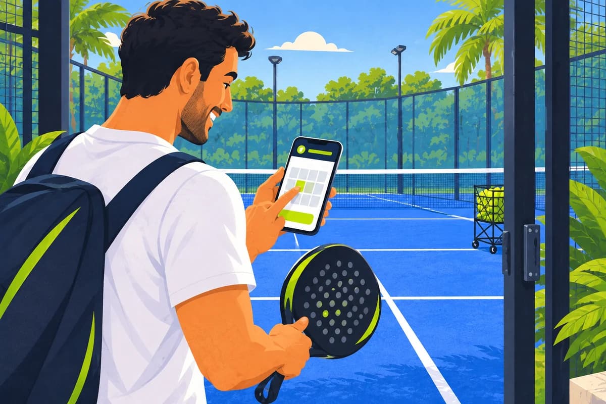 Cómo reservar una cancha de pádel en minutos