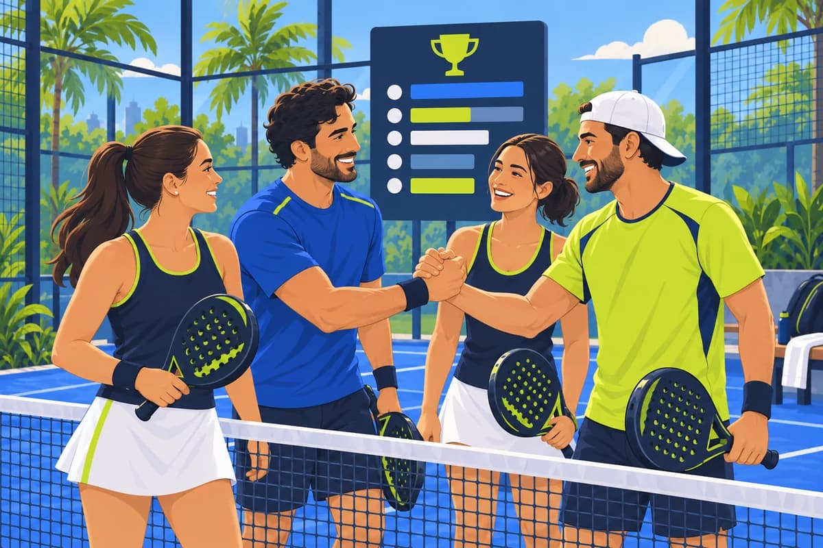 A private ranking to keep your padel group playing